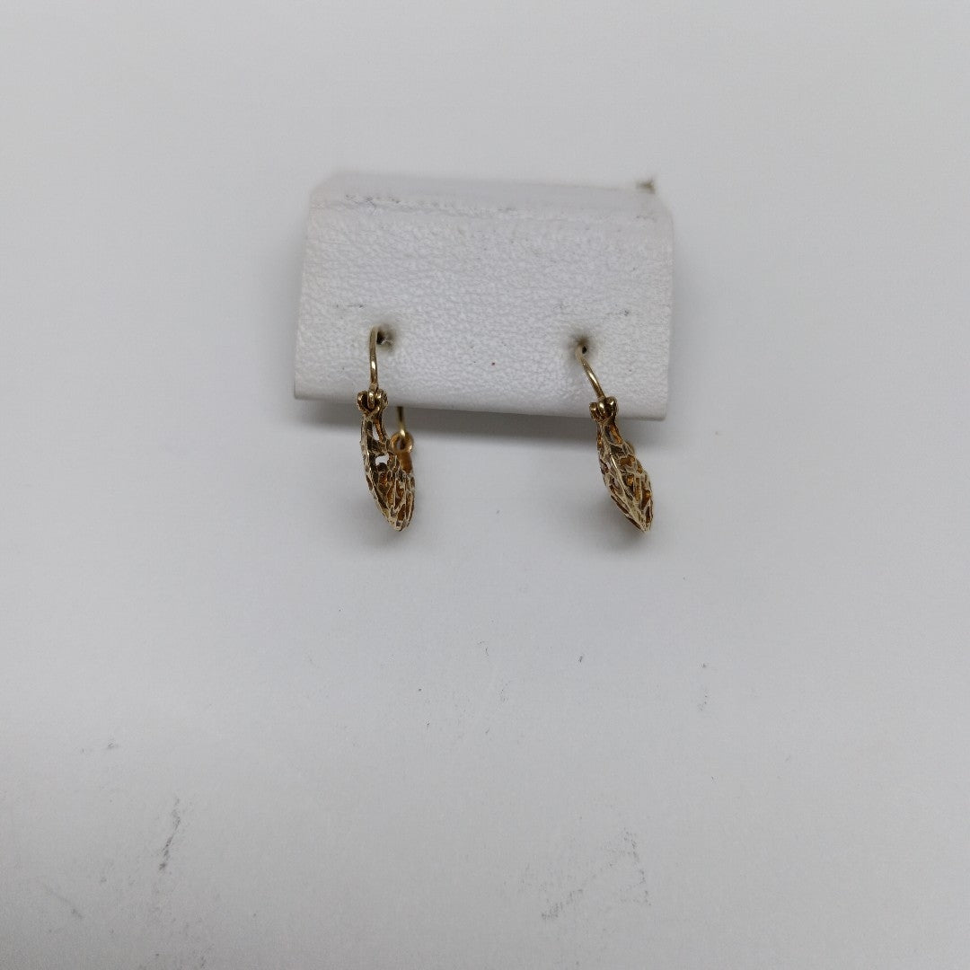 ARRACADAS PAR ORO 14 K 0.9 GRMS (SEMINUEVO)