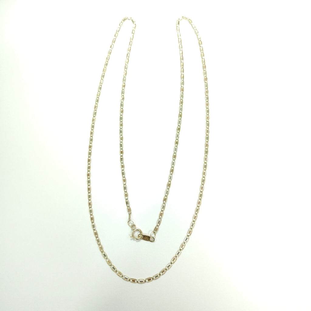 CADENA ORO COMBINADO 10 K 2.4 GRMS (SEMINUEVO)