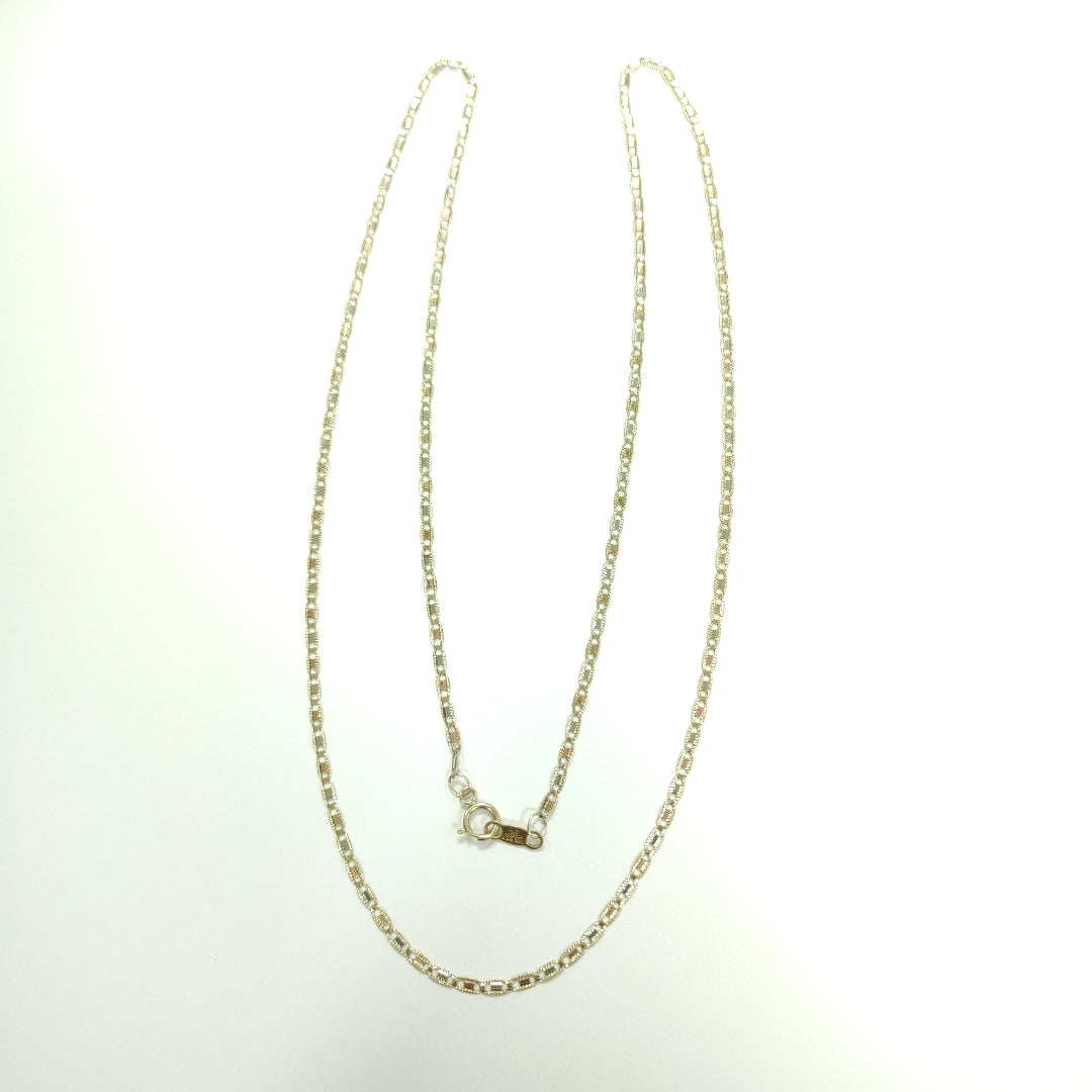 CADENA ORO COMBINADO 10 K 2.4 GRMS (SEMINUEVO)