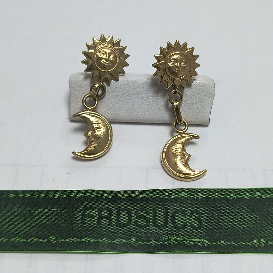 ARETES PAR ORO 14 K 3.5 GRMS (SEMINUEVO)