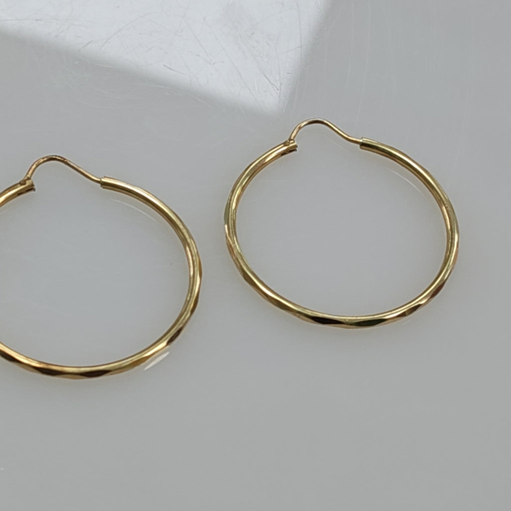 ARRACADAS PAR ORO 14 K 2.4 GRMS (SEMINUEVO)