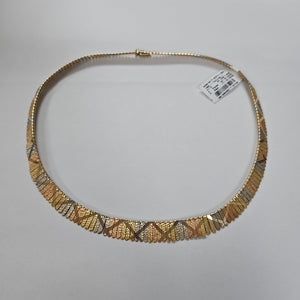 GARGANTILLA ORO COMBINADO 14 K 26,30 GRMS (SEMINUEVO)