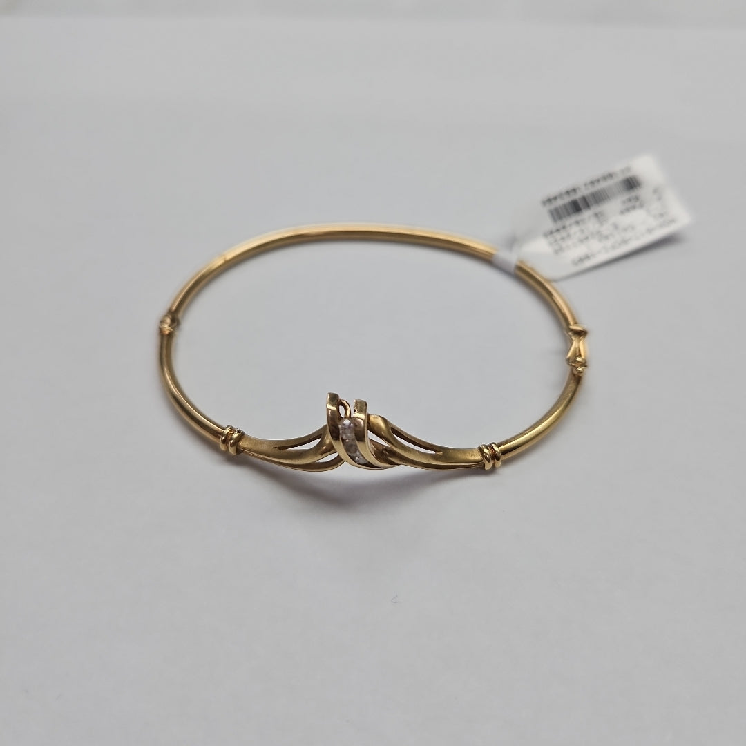 PULSERA RIGIDA ORO 14 K 6,90 GRMS (SEMINUEVO)