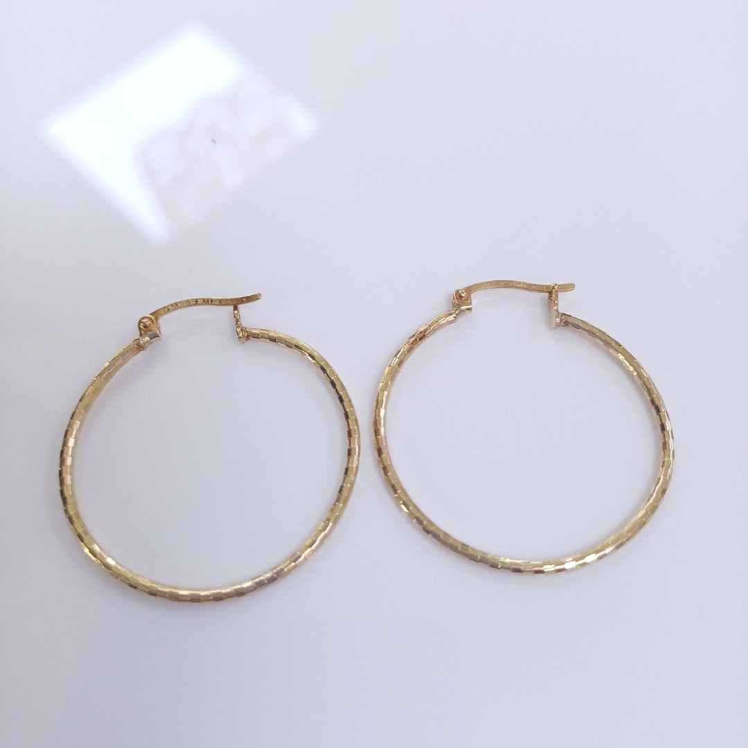 ARRACADAS PAR ORO 10 K 1.6 GRMS (SEMINUEVO)
