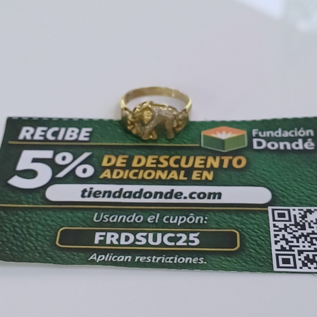 ANILLITO ORO 14 K 3.9 GRMS (SEMINUEVO)