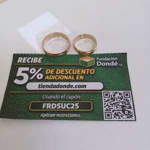 ARGOLLA ORO 10 K 3.1 GRMS (SEMINUEVO)