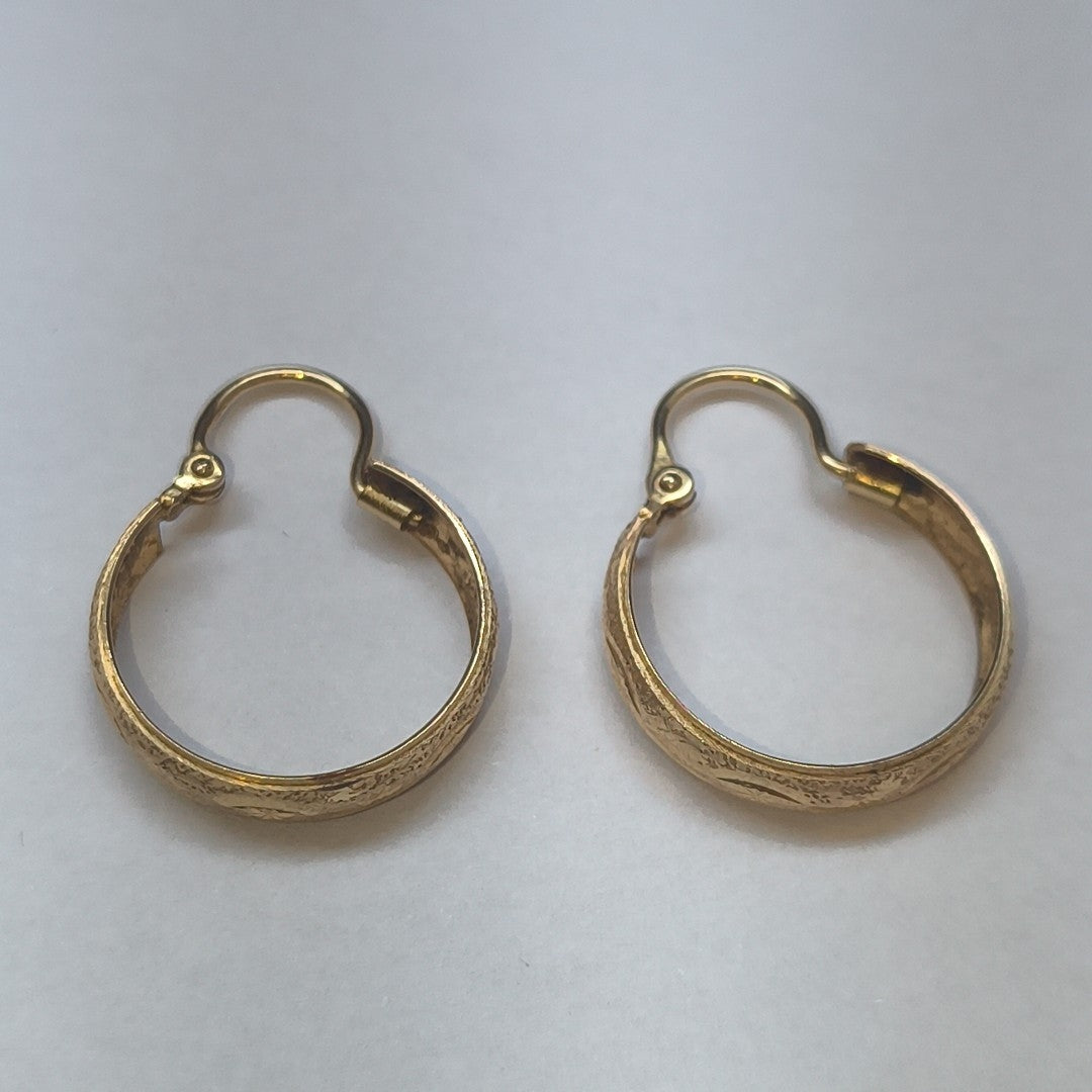 ARRACADAS PAR ORO 10 K 1,80 GRMS (SEMINUEVO)