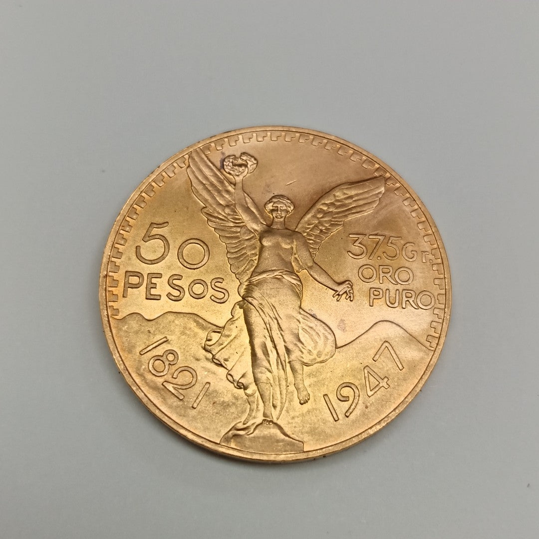 K1 41.6 GRMS 21 K IDENTIFICACIÓN MONEDA NOMINATIVA MONEDAS PESOS 50 PESOS (SEMINUEVO)