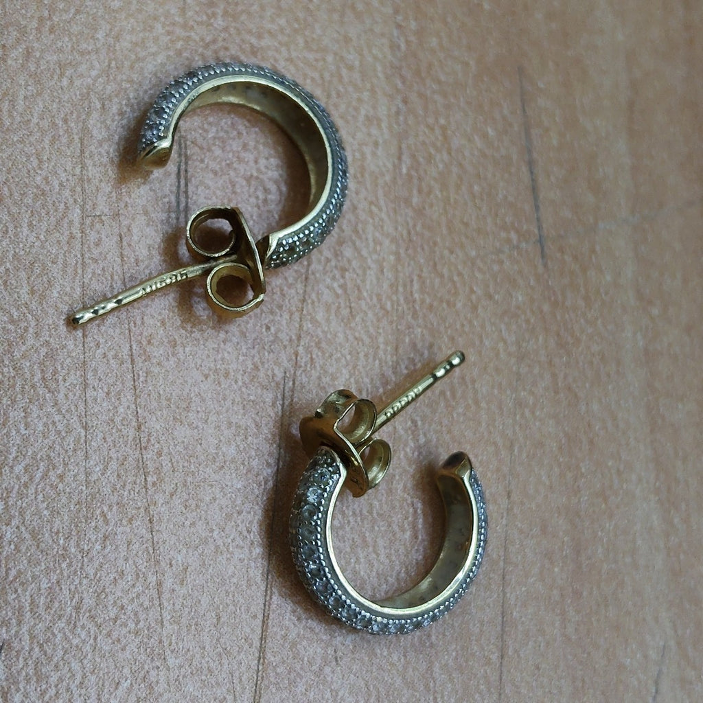 ARETES PAR ORO 14 K 2,00 GRMS (SEMINUEVO)