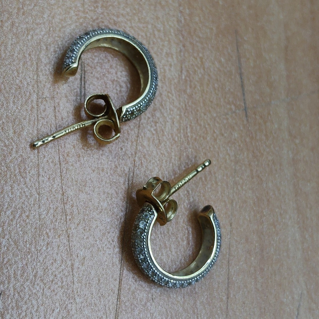 ARETES PAR ORO 14 K 2,00 GRMS (SEMINUEVO)