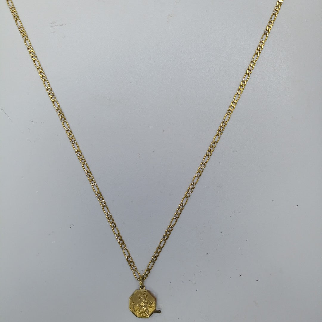 CADENA, DIJE ORO 10 K 7.9 GRMS (SEMINUEVO)