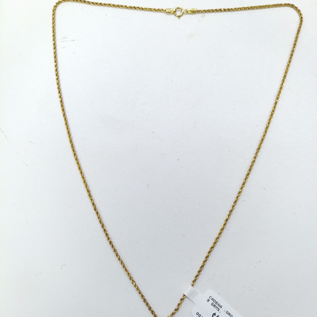 CADENA ORO 14 K 1.9 GRMS (SEMINUEVO)