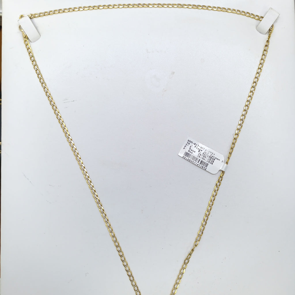 CADENA ORO, RODIADO 10 K 8.4 GRMS (SEMINUEVO)