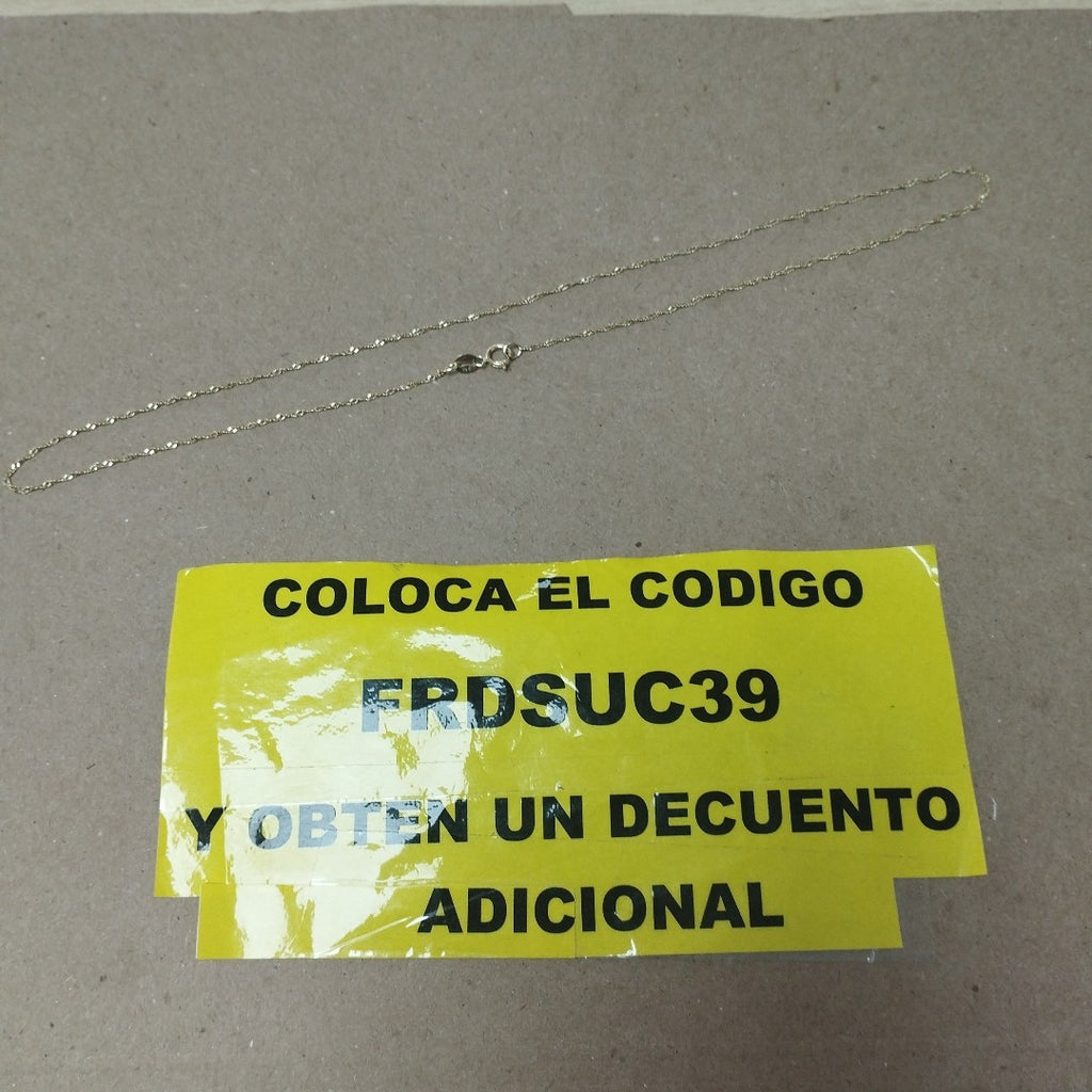 CADENA ORO 10 K 0,90 GRMS (SEMINUEVO)