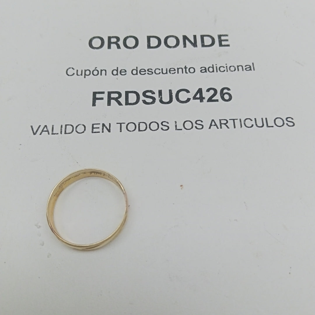 ARGOLLA ORO 8 K 1.3 GRMS (SEMINUEVO)