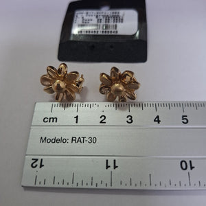 ARETES PAR ORO 14 K 8,60 GRMS (SEMINUEVO)