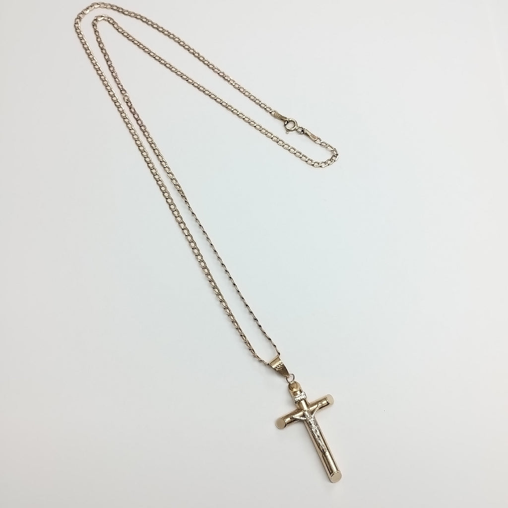 CADENA, CRUZ ORO 10 K 3.9 GRMS (SEMINUEVO)