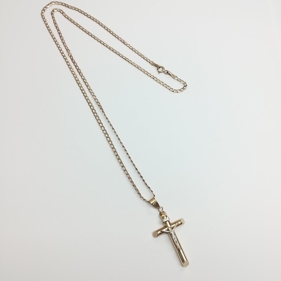 CADENA, CRUZ ORO 10 K 3.9 GRMS (SEMINUEVO)