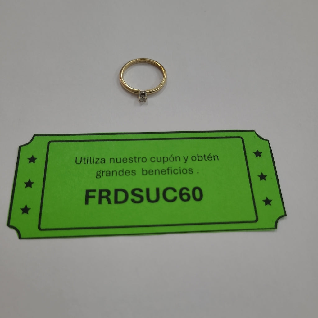 ANILLITO ORO 14 K 2.3 GRMS (SEMINUEVO)