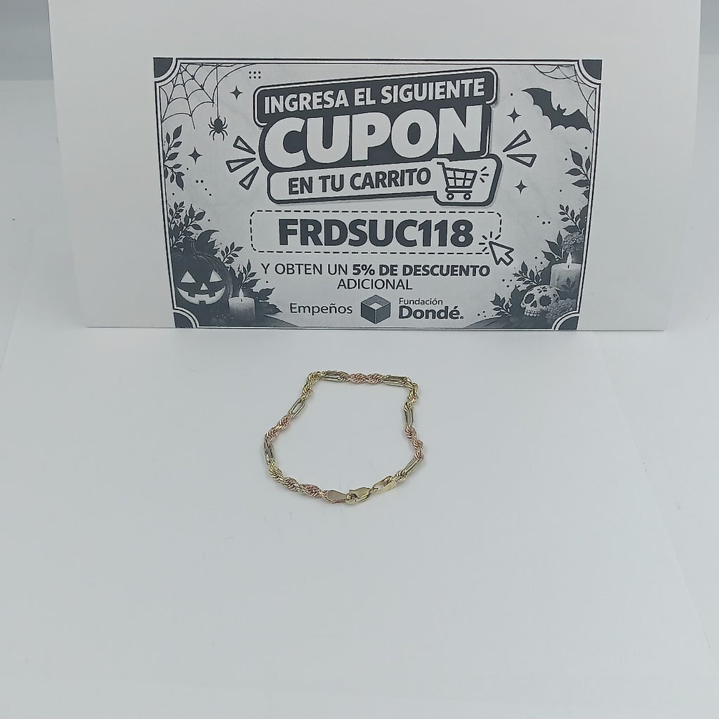 PULSERA ORO 10 K 3.6 GRMS (SEMINUEVO)