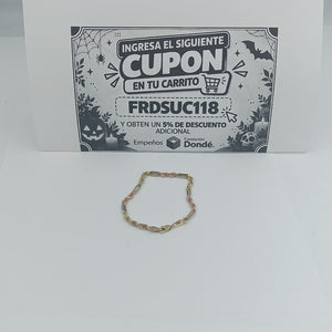 PULSERA ORO 10 K 3.6 GRMS (SEMINUEVO)
