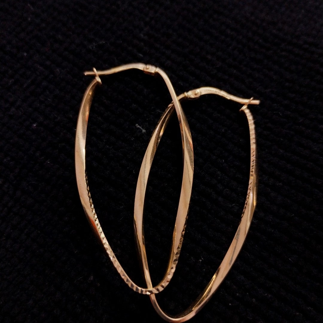 ARRACADAS PAR ORO 14 K 2 GRMS (SEMINUEVO)