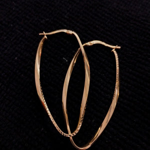ARRACADAS PAR ORO 14 K 2 GRMS (SEMINUEVO)