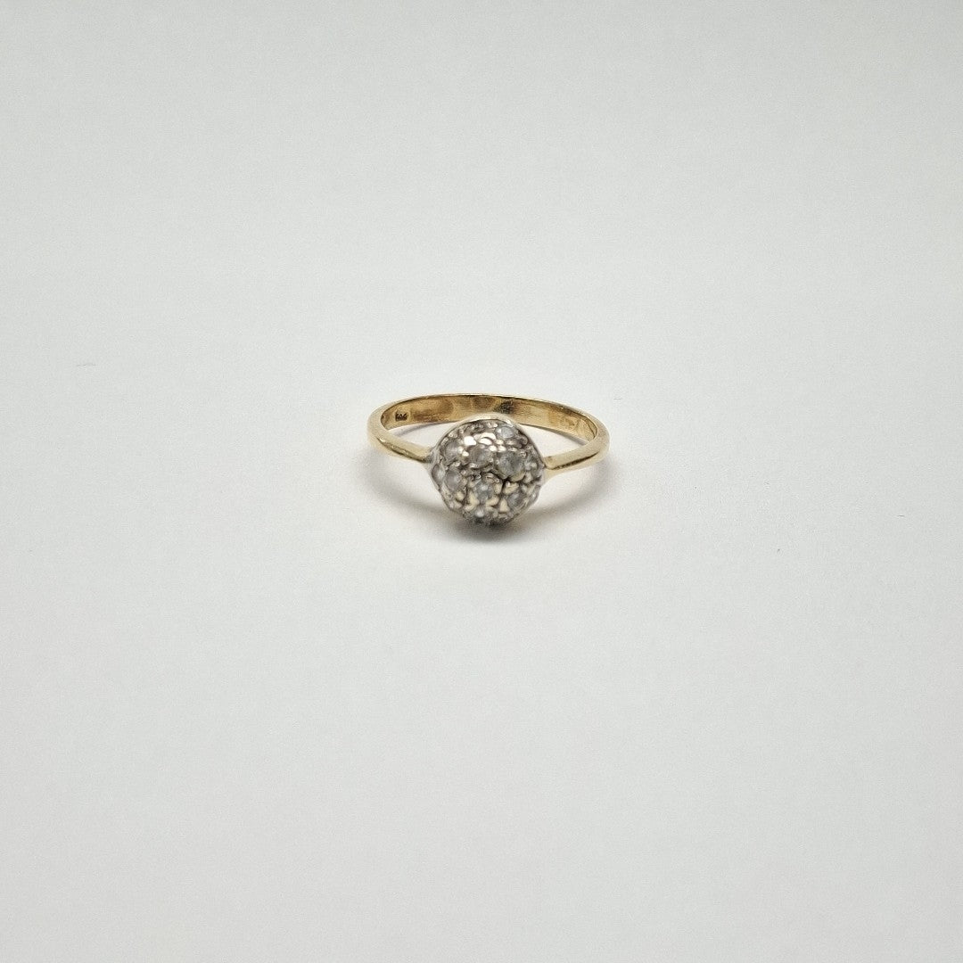 ANILLITO ORO,RODIADO 14 K 2,60 GRMS (SEMINUEVO)