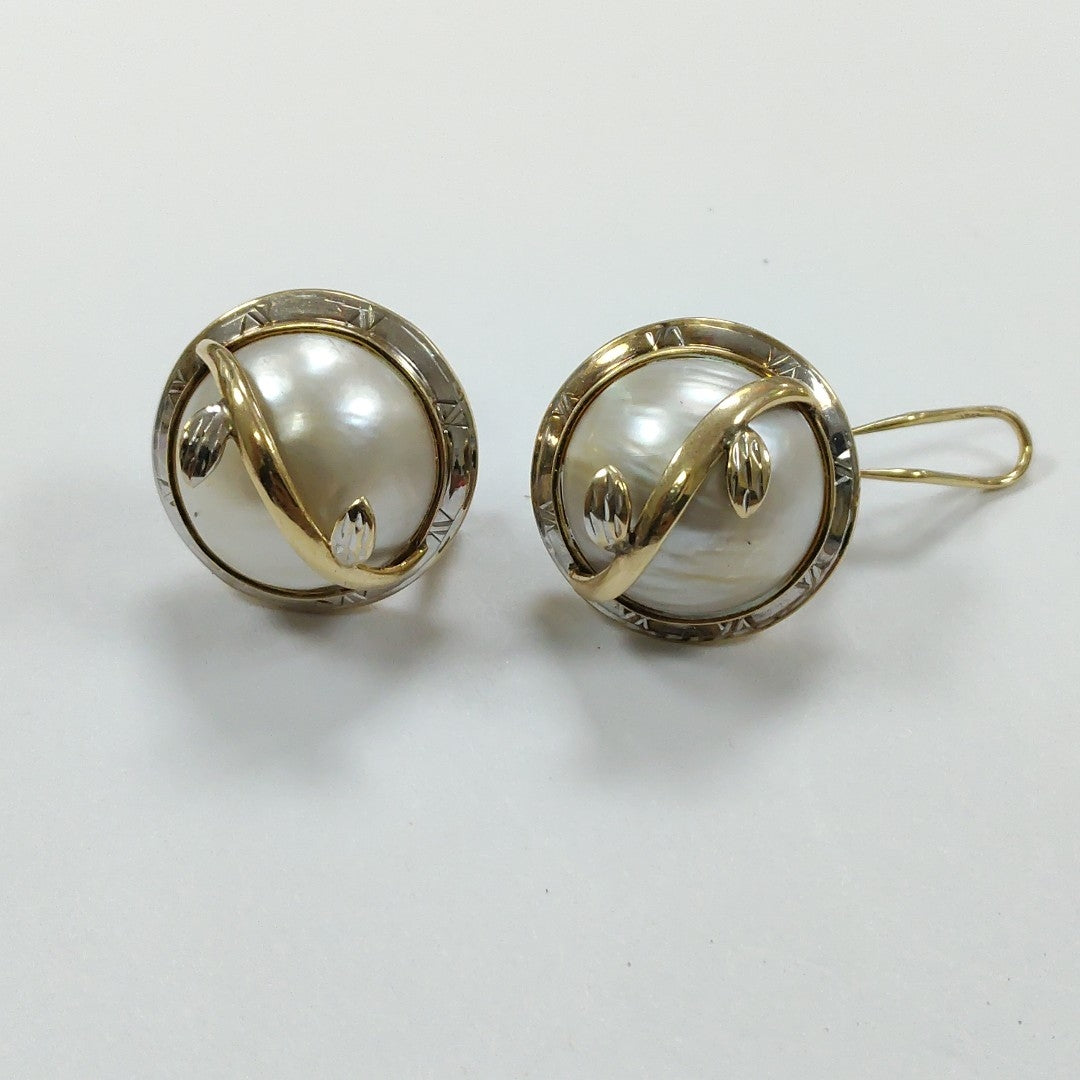 ARETES PAR ORO 14 K 12.2 GRMS (SEMINUEVO)