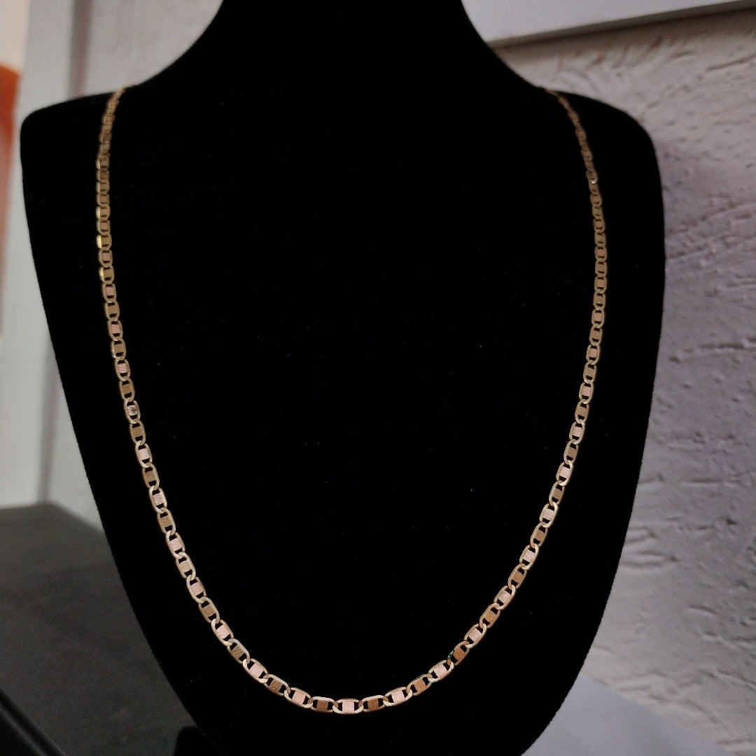 CADENA ORO COMBINADO 10 K 4,30 GRMS (SEMINUEVO)