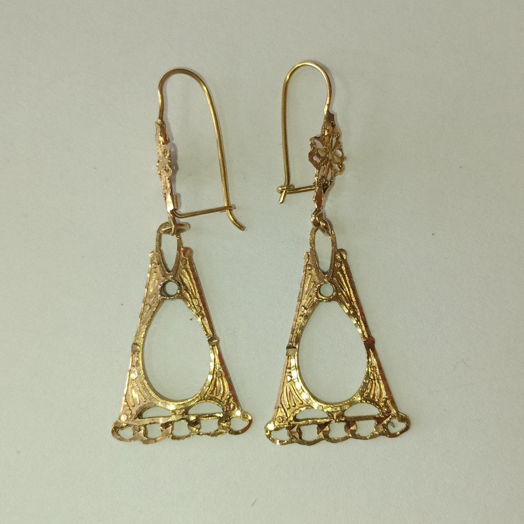 ARETES PAR ORO 10 K 2.6 GRMS (SEMINUEVO)