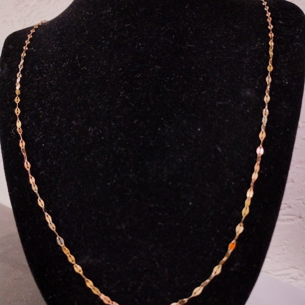CADENA ORO COMBINADO 10 K 1,10 GRMS (SEMINUEVO)