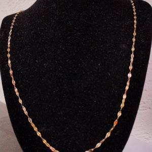 CADENA ORO COMBINADO 10 K 1,10 GRMS (SEMINUEVO)