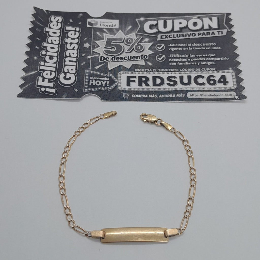 ESCLAVA ORO 14 K 2.8 GRMS (SEMINUEVO)