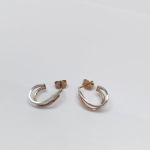 BROQUELES PAR ORO COMBINADO 14 K 1.4 GRMS (SEMINUEVO)
