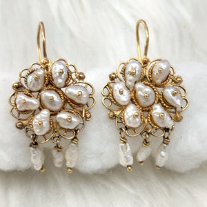 ARETES PAR ORO 8 K 5.8 GRMS (SEMINUEVO)