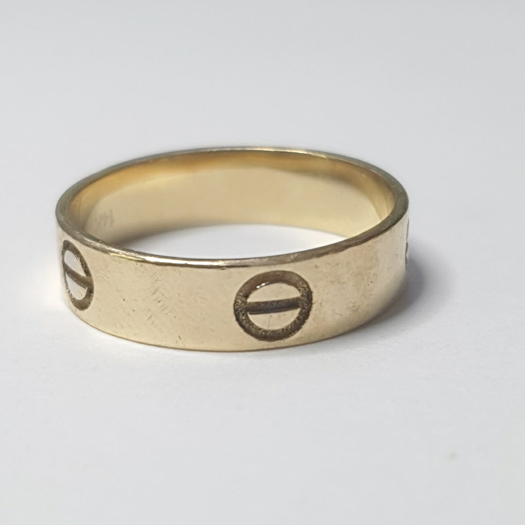 ARGOLLA ORO 14 K 3,80 GRMS (SEMINUEVO)