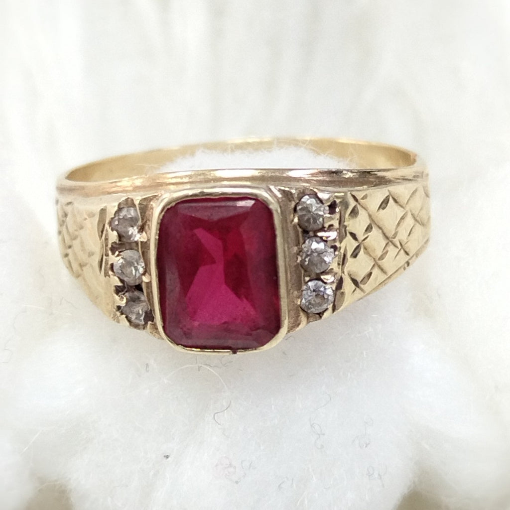 ANILLO ORO 10 K 2.5 GRMS (SEMINUEVO)