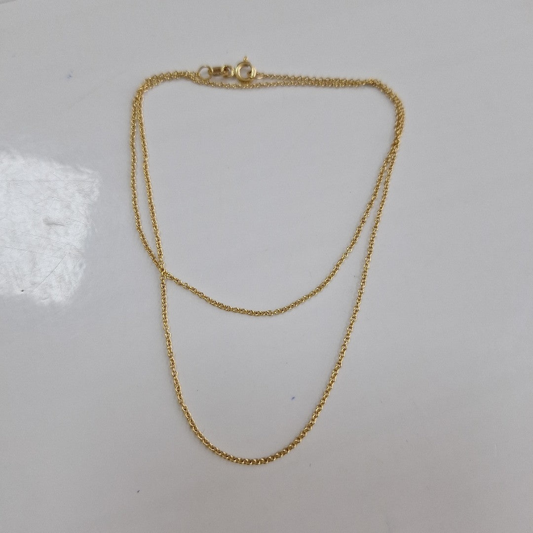 CADENA ORO 14 K 1.8 GRMS (SEMINUEVO)