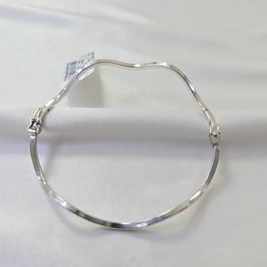 PULSERA RIGIDA ORO BLANCO 14 K 3.2 GRMS (SEMINUEVO)