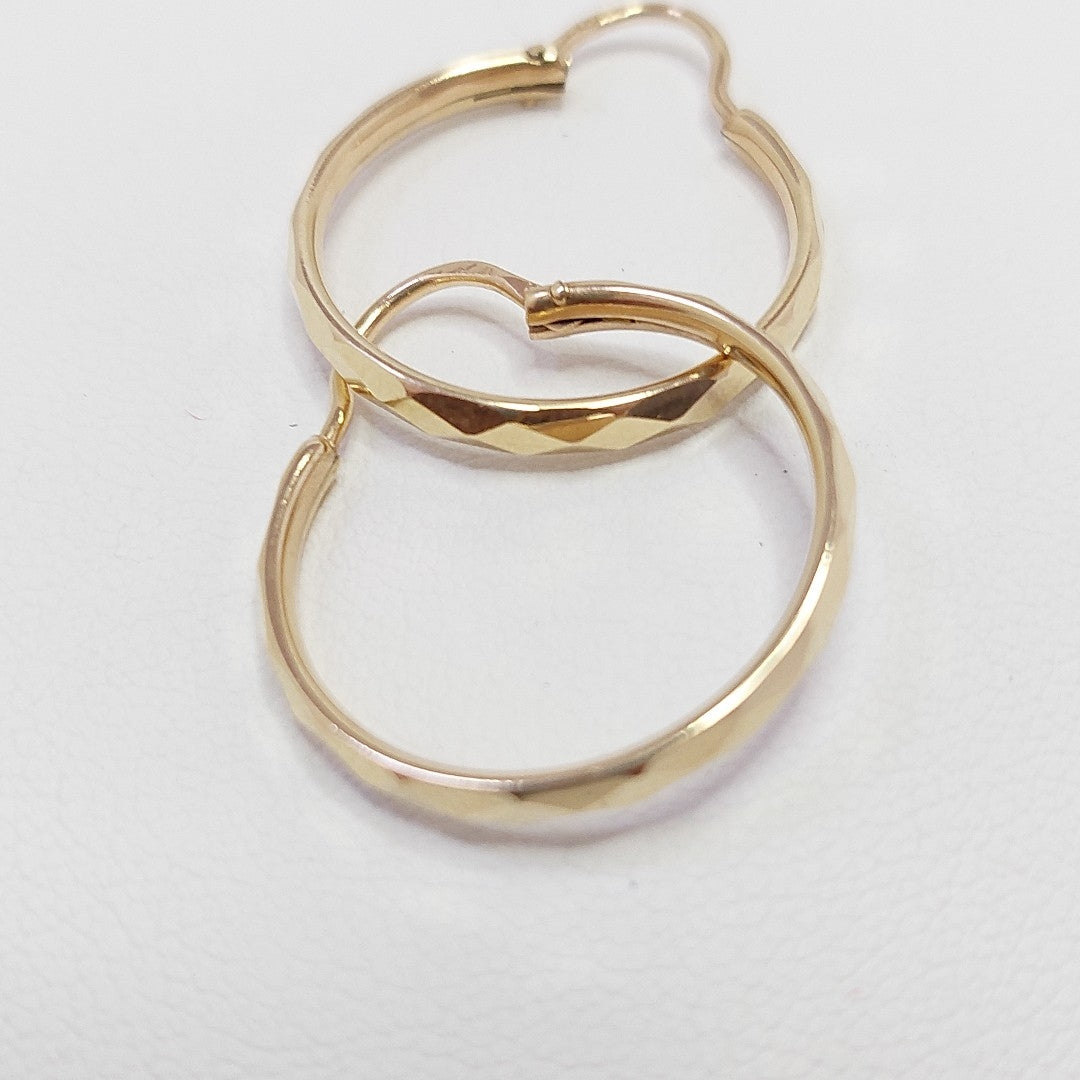 ARRACADAS PAR ORO 14 K 2.3 GRMS (SEMINUEVO)
