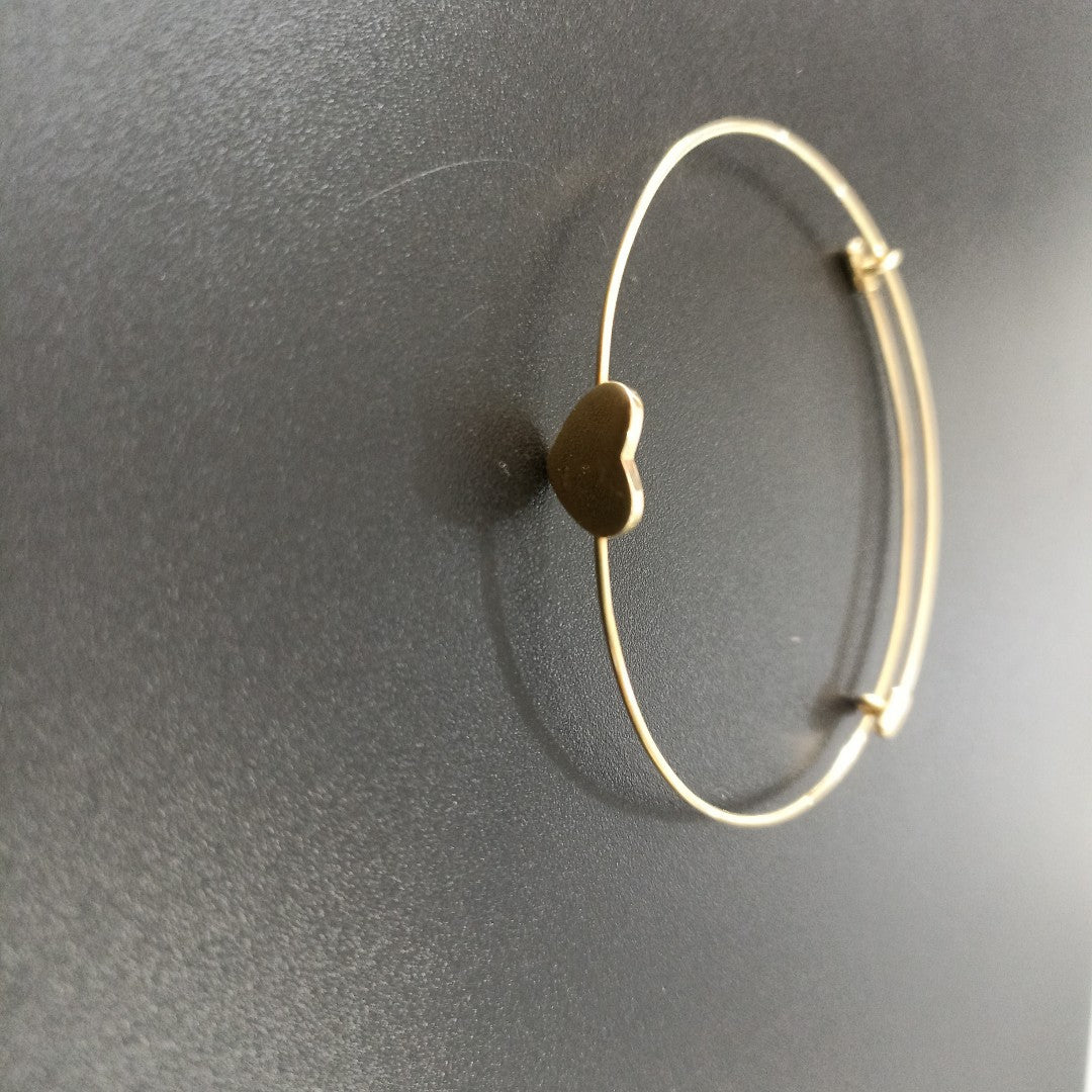 PULSERA RIGIDA ORO 14 K 3,10 GRMS (SEMINUEVO)
