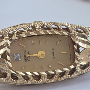 RELOJ CAJA ACERO PULSO ORO ORO 10 K 20,70 GRMS (SEMINUEVO)