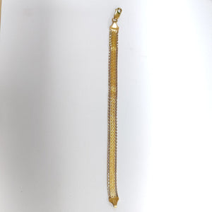 PULSERA ORO COMBINADO 14 K 9.1 GRMS (SEMINUEVO)