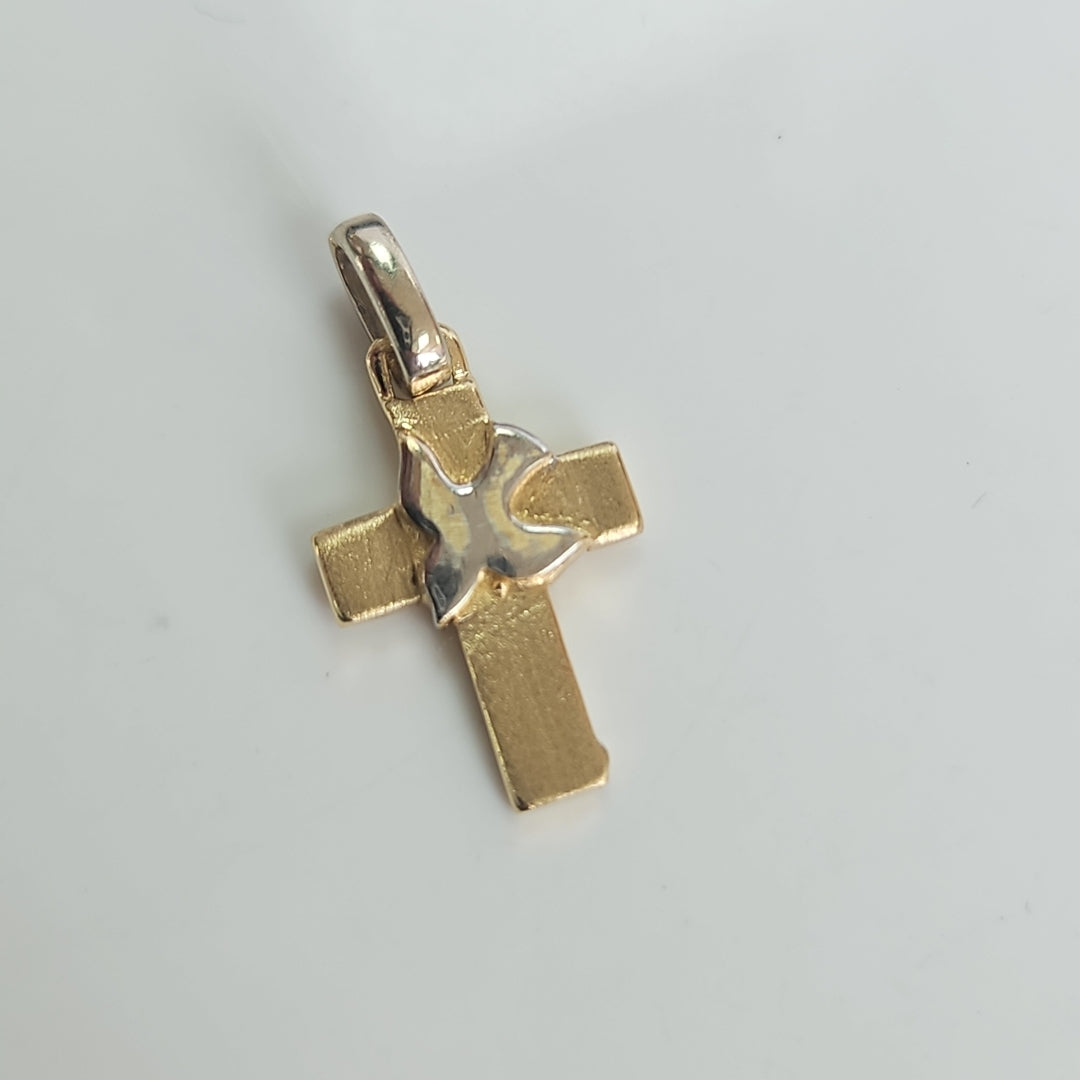 CRUZ ORO,ORO BLANCO 14 K 1,90 GRMS (SEMINUEVO)
