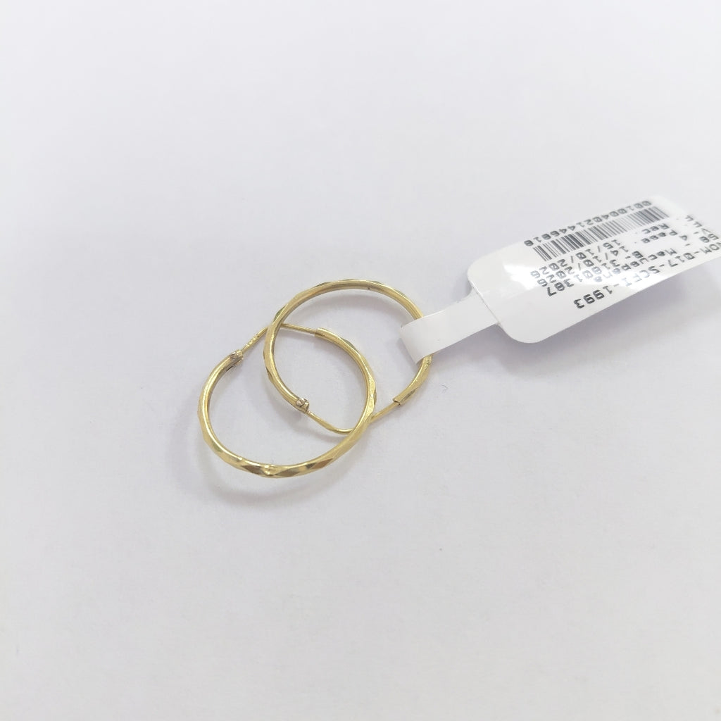 ARRACADAS PAR ORO 18 K 1.3 GRMS (SEMINUEVO)