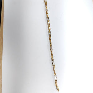 PULSERA ORO COMBINADO 10 K 8,60 GRMS (SEMINUEVO)