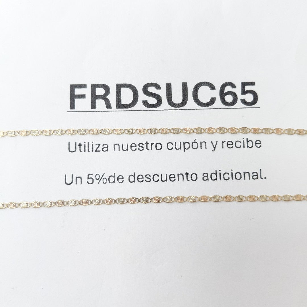 CADENA ORO 10 K 1,80 GRMS (SEMINUEVO)