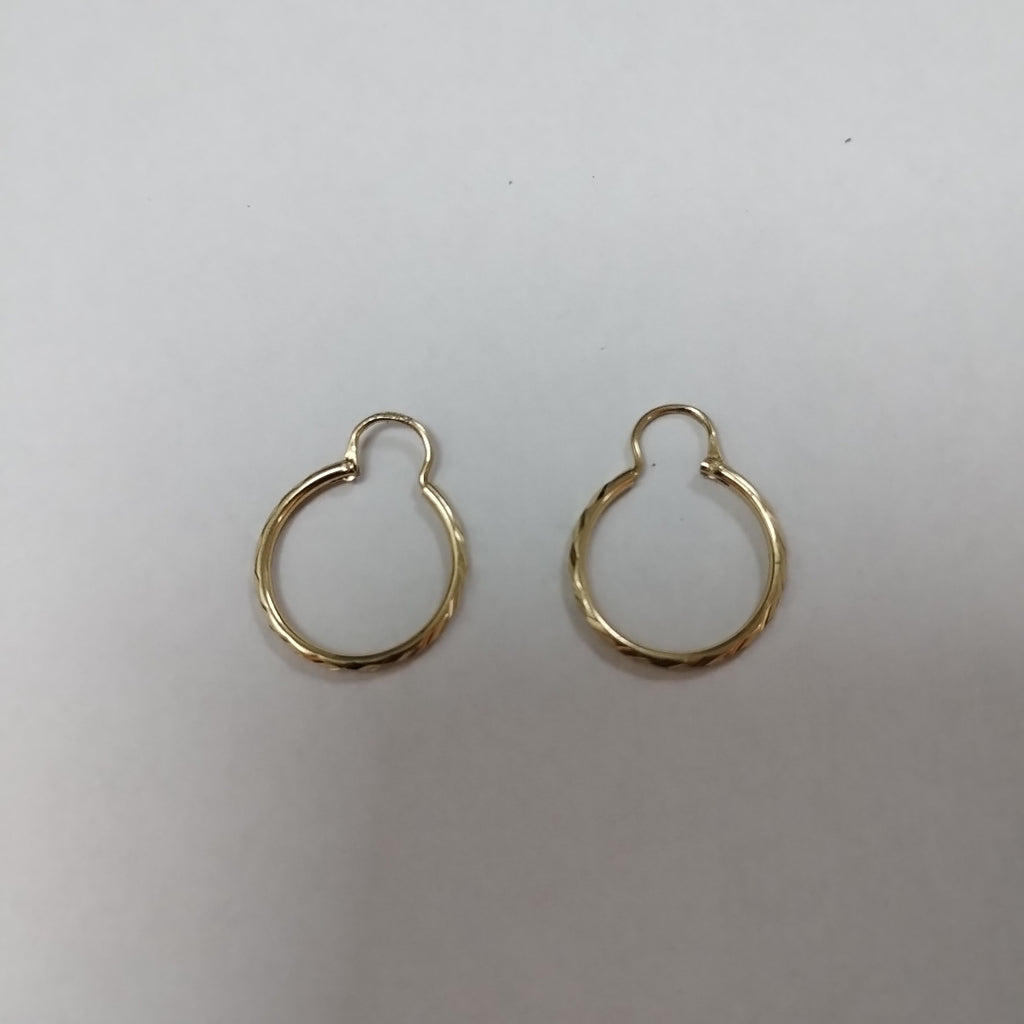 ARRACADAS PAR ORO 14 K 0.7 GRMS (SEMINUEVO)