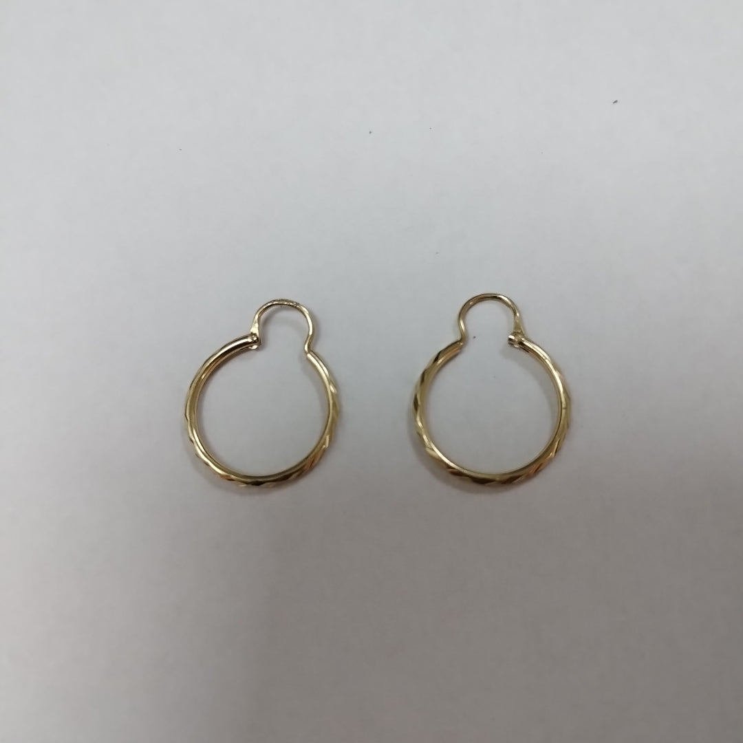 ARRACADAS PAR ORO 14 K 0.7 GRMS (SEMINUEVO)